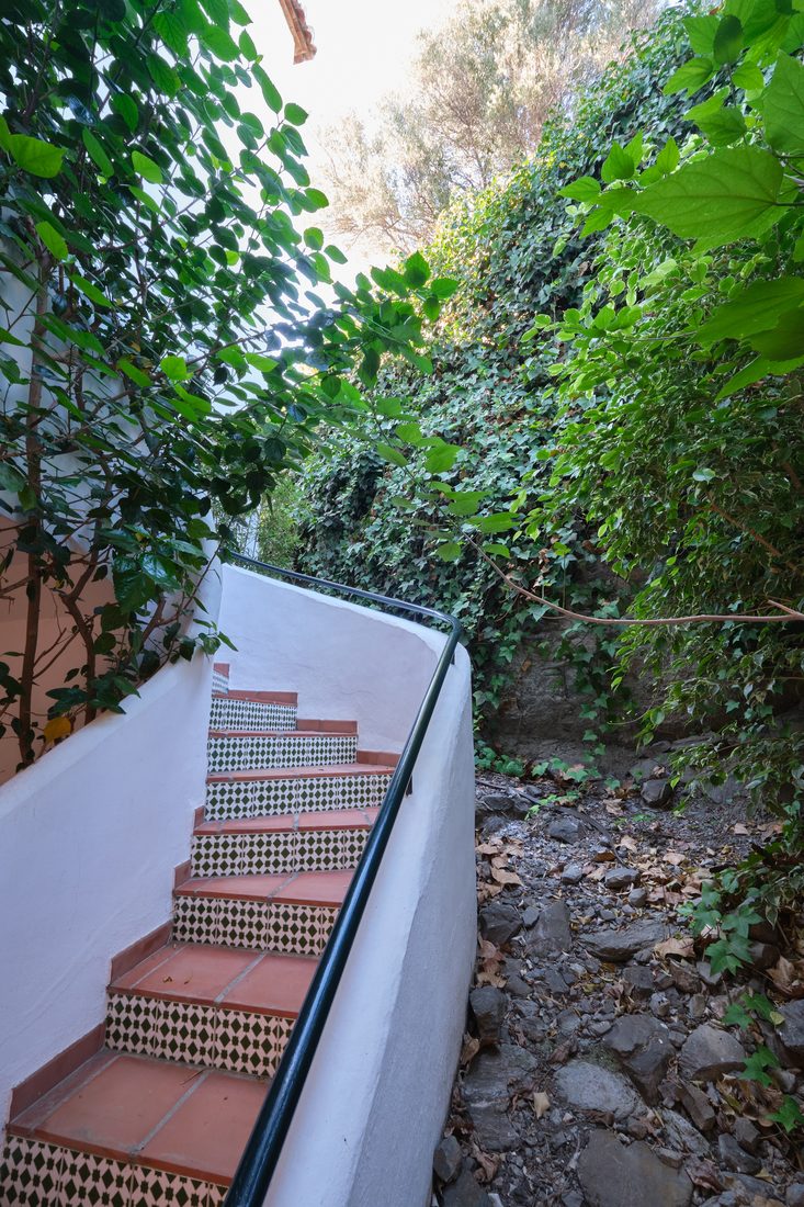 Tiled staircase
