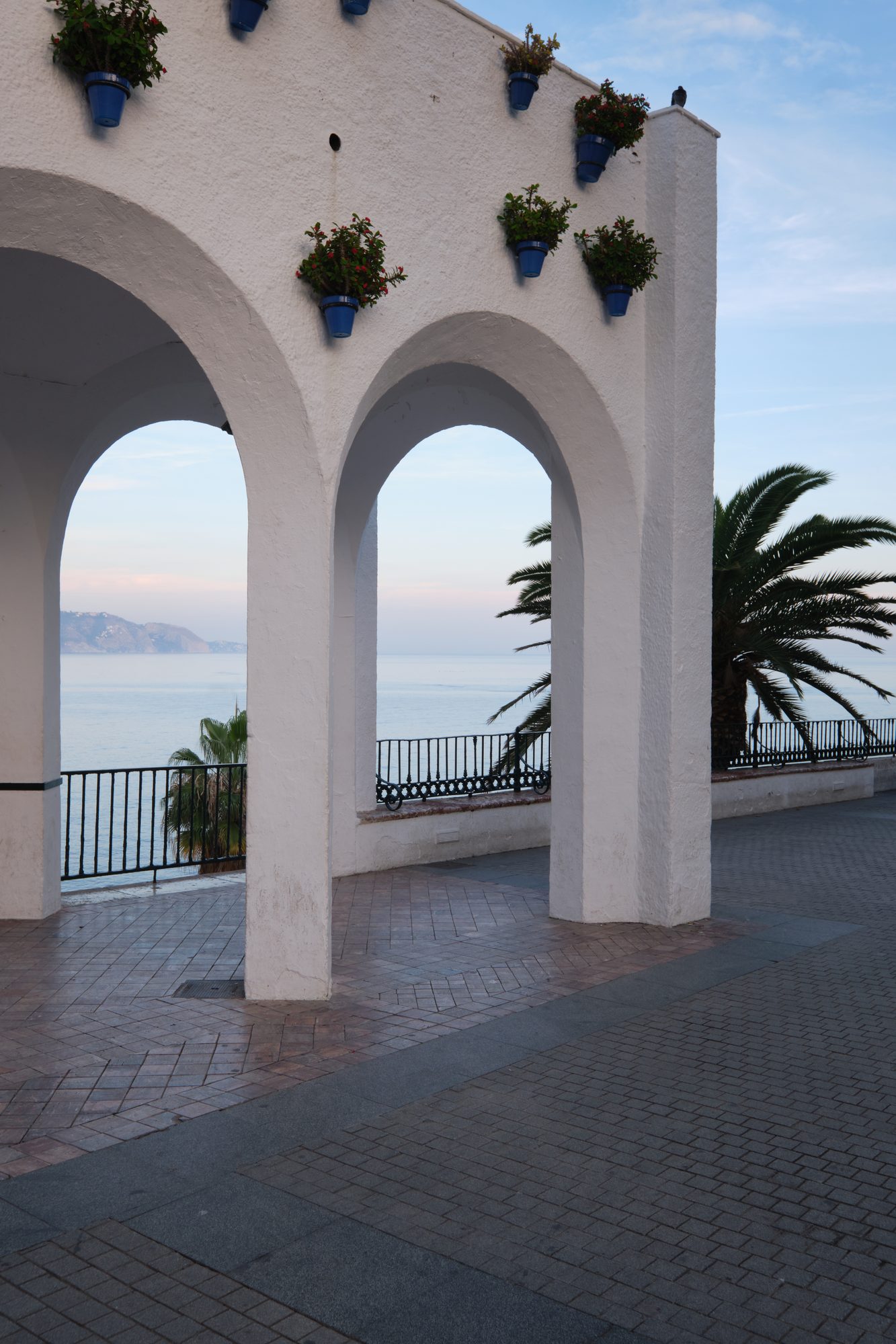 Arches at Balcon de Europa, Nerja