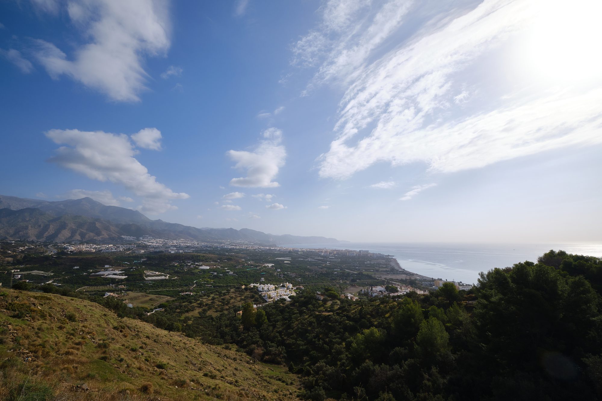 Mountains and sea